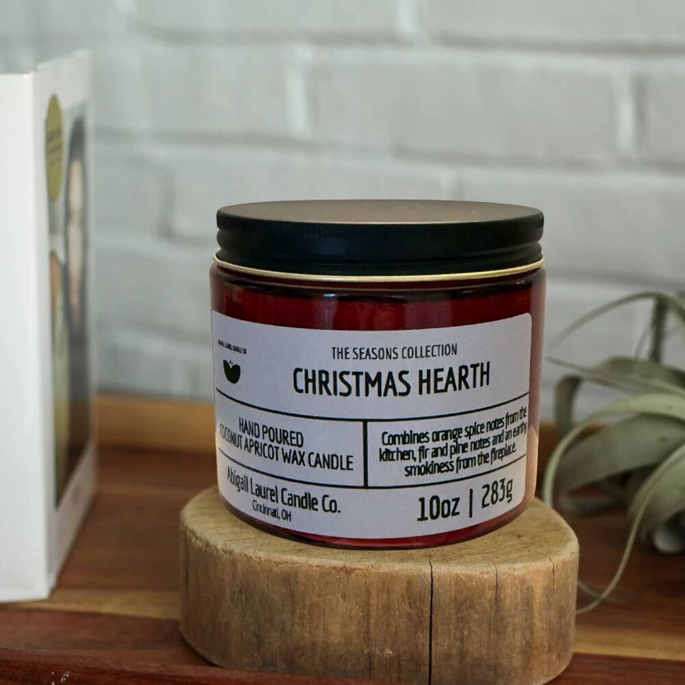 Abigail Laurel Candle Co - Christmas Hearth - The Seasons Collection - 10oz.
